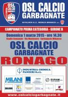 Prima Categoria Girone B : domani i rossoblu ospitano il Ronago