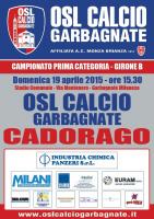 Prima Categoria Girone B : domani i rossoblu ospitano il Cadorago